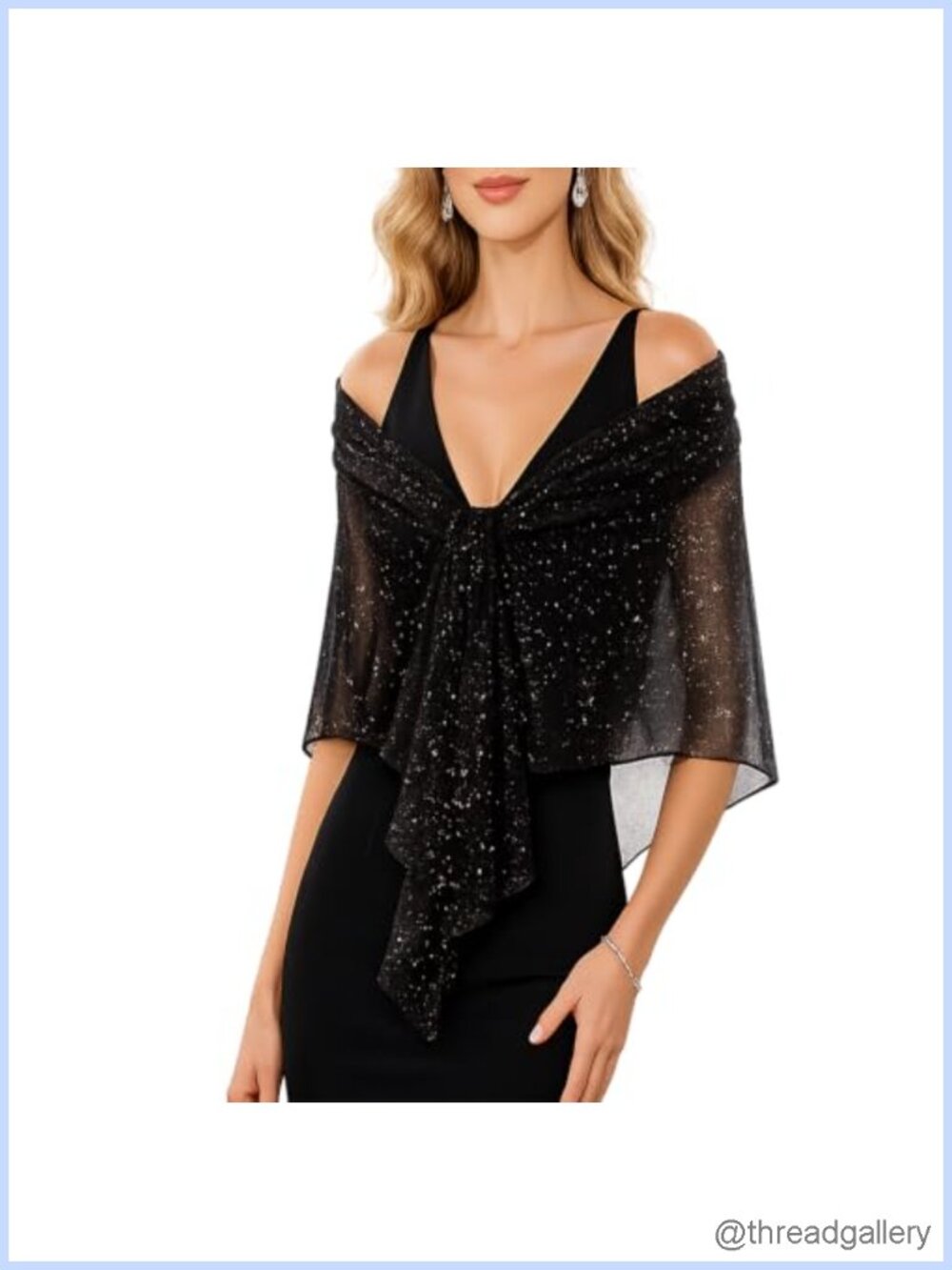 Sequin Shawl Wraps for Women, Sparkly Rave Scarf, Evening Dress Cover Up